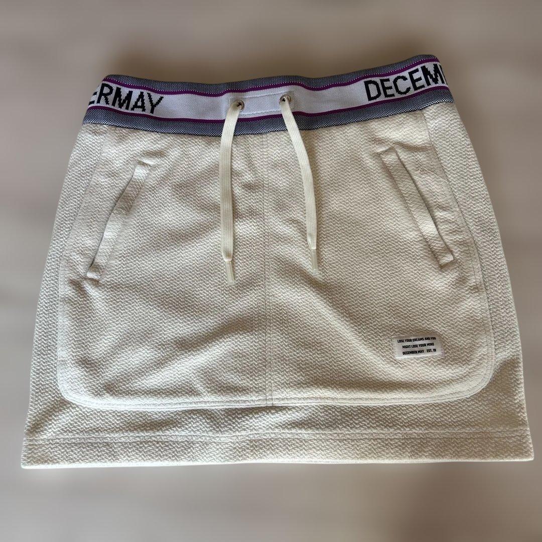 DECEMAY オフホワイト　スカート ポケット付き