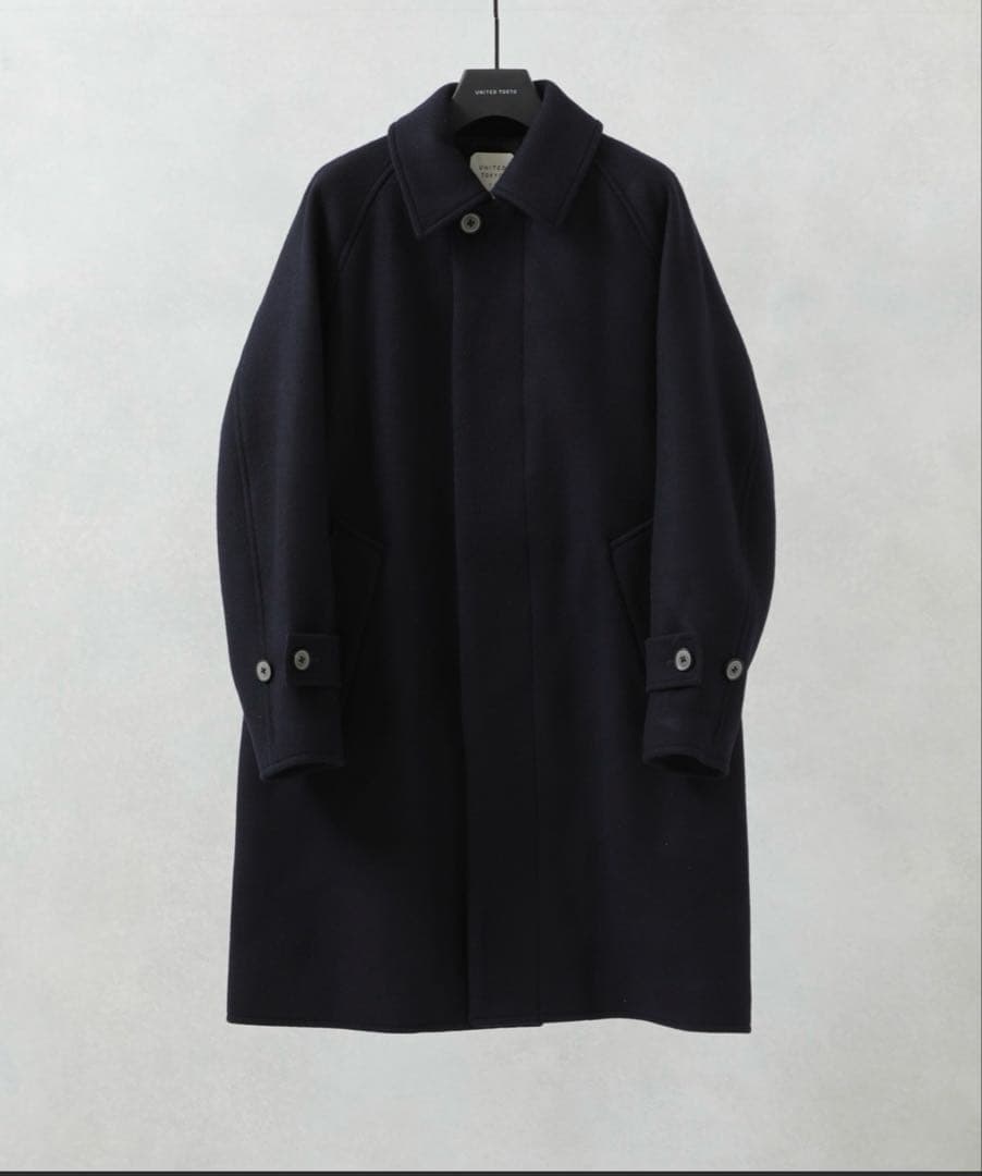 UNITED TOKYO Super 120’sステンカラーコート　クラシック