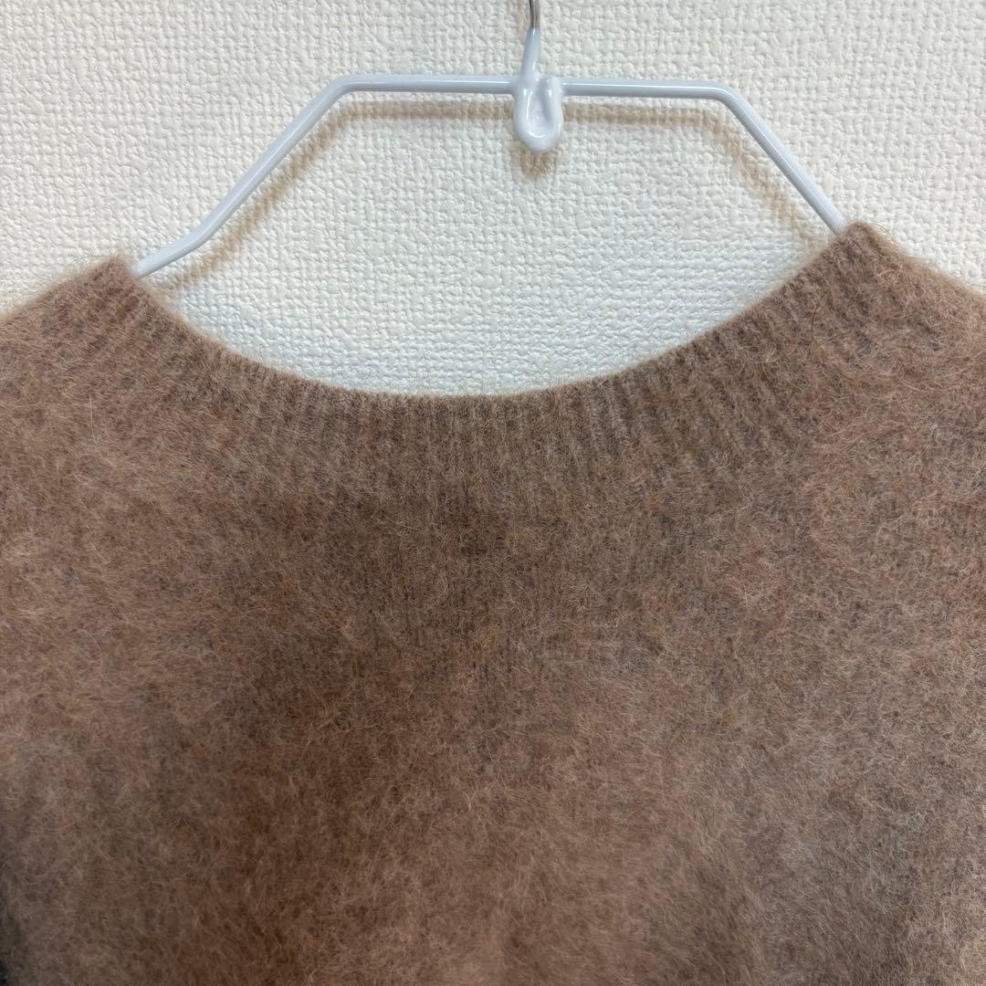 極美品✨【PLAGE】 Fur Back Open プルオーバー キャメル