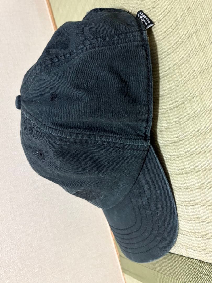 MM6 メゾンマルジェラ　キャップ　黒　チャコール