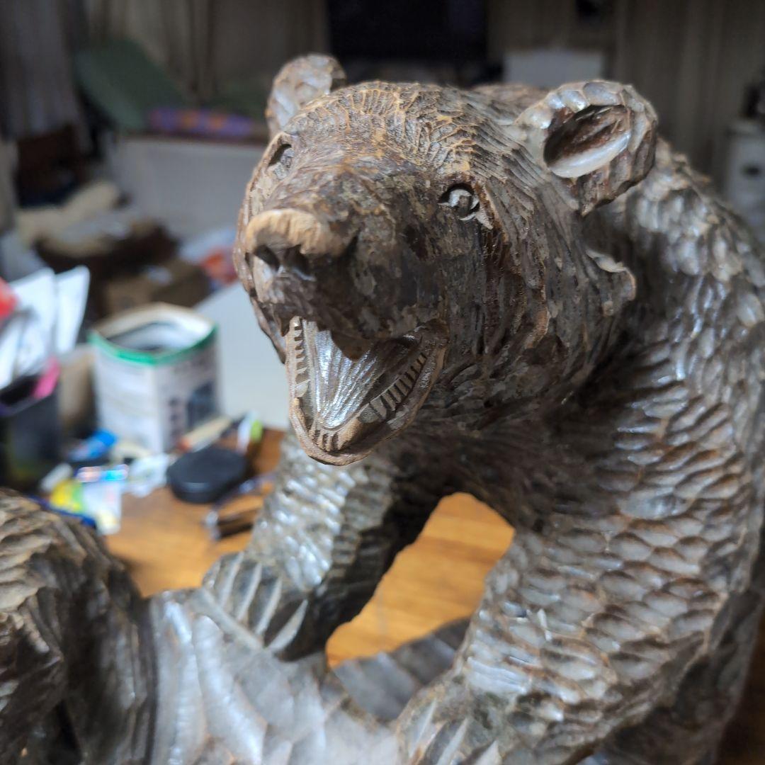 プロの方必見！熊の置き物