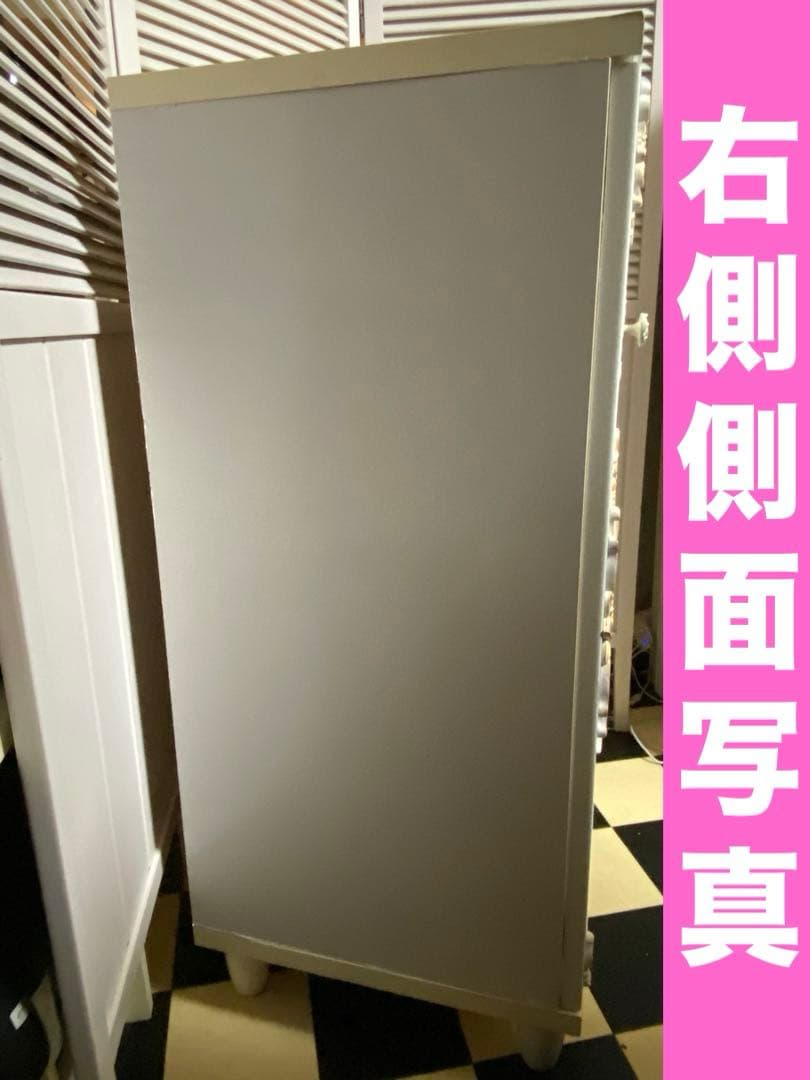 フレンチ♦️ロココ ガラス扉 キャビネット♦️コレクションケース♦️アシンメトリー