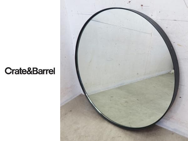 展示品■クレート＆バレル■シカゴ■モダンデザイン■ウォールミラー/壁掛け鏡■
