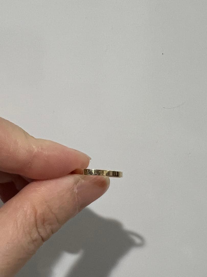 ete K18イエローゴールド リング　9号