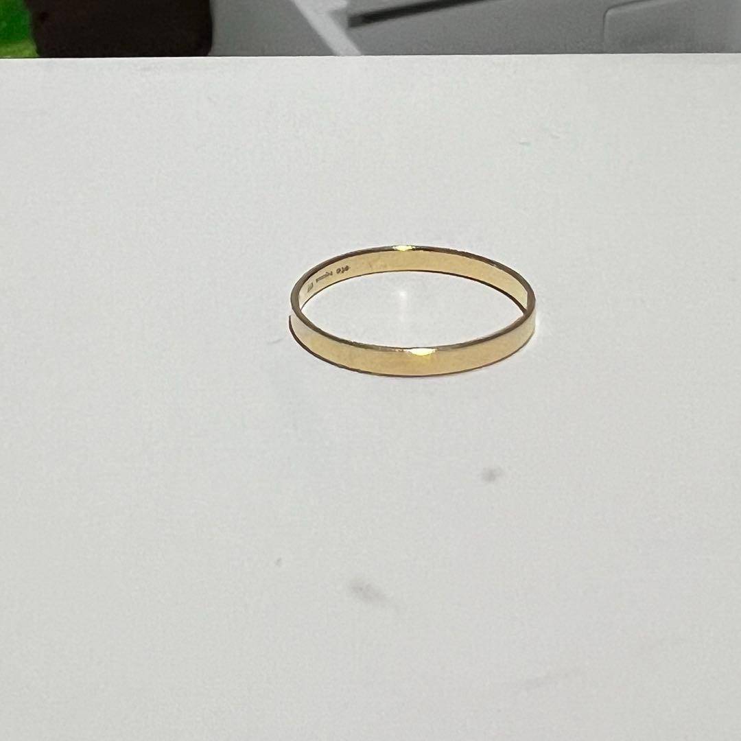 ete K18イエローゴールド リング　9号