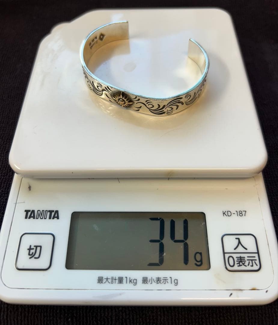 ARIZONA FREEDOM バングル 太陽神 唐草 シルバー925 L相当