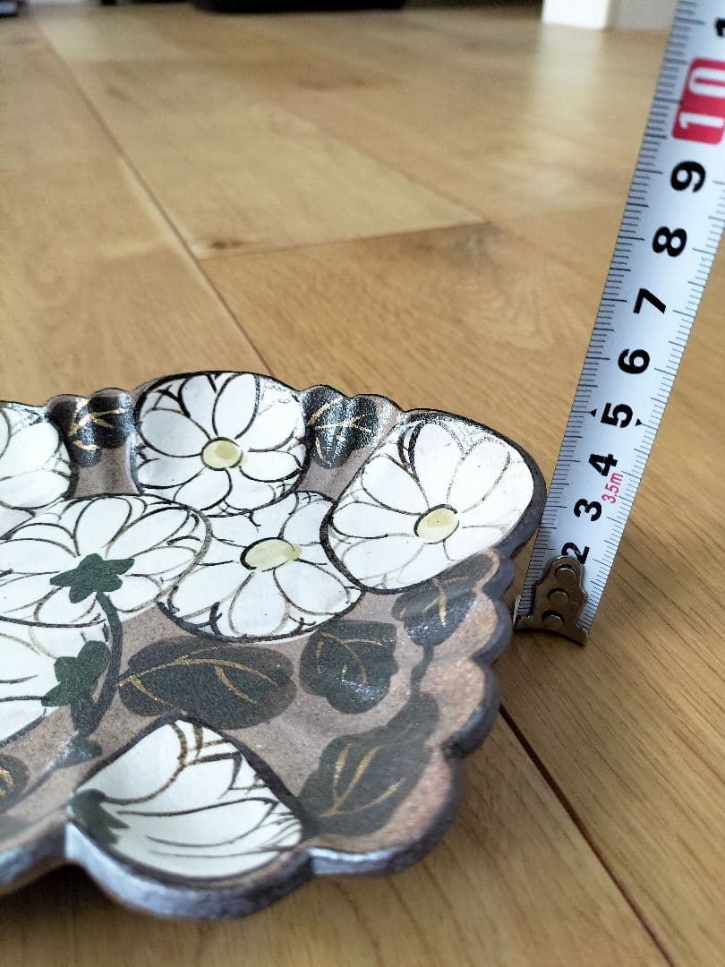 京焼 清水焼 乾山写し玉菊 向付 6枚セット 新品・未使用