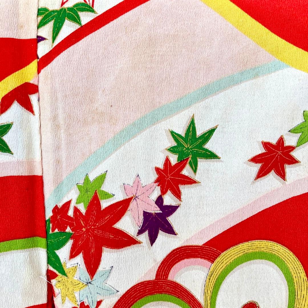 アンティーク 3歳 女の子 子供着物 七五三 アンティーク着物 NO4