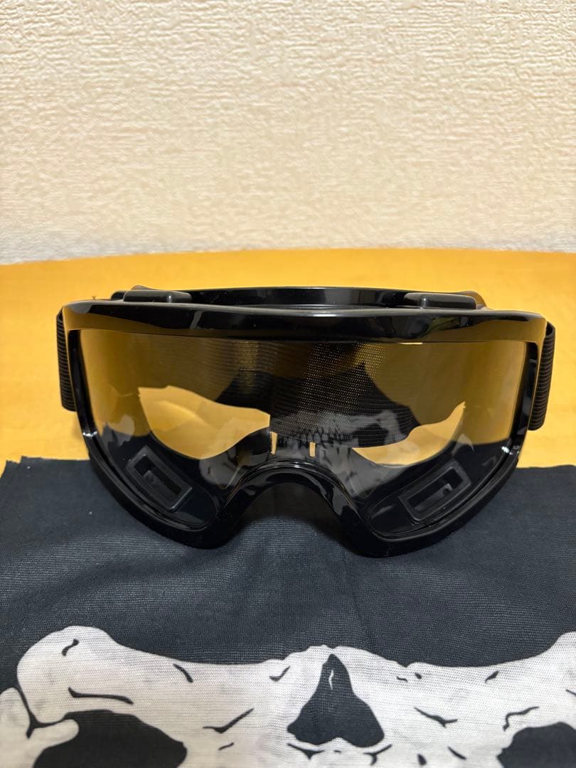 新品！スペースヘルメットLサイズ　ブラック　ゴーグル、ケース付きnobudz風