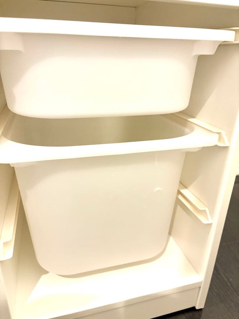 IKEA ★ トロファスト ホワイト 収納ボックス付き