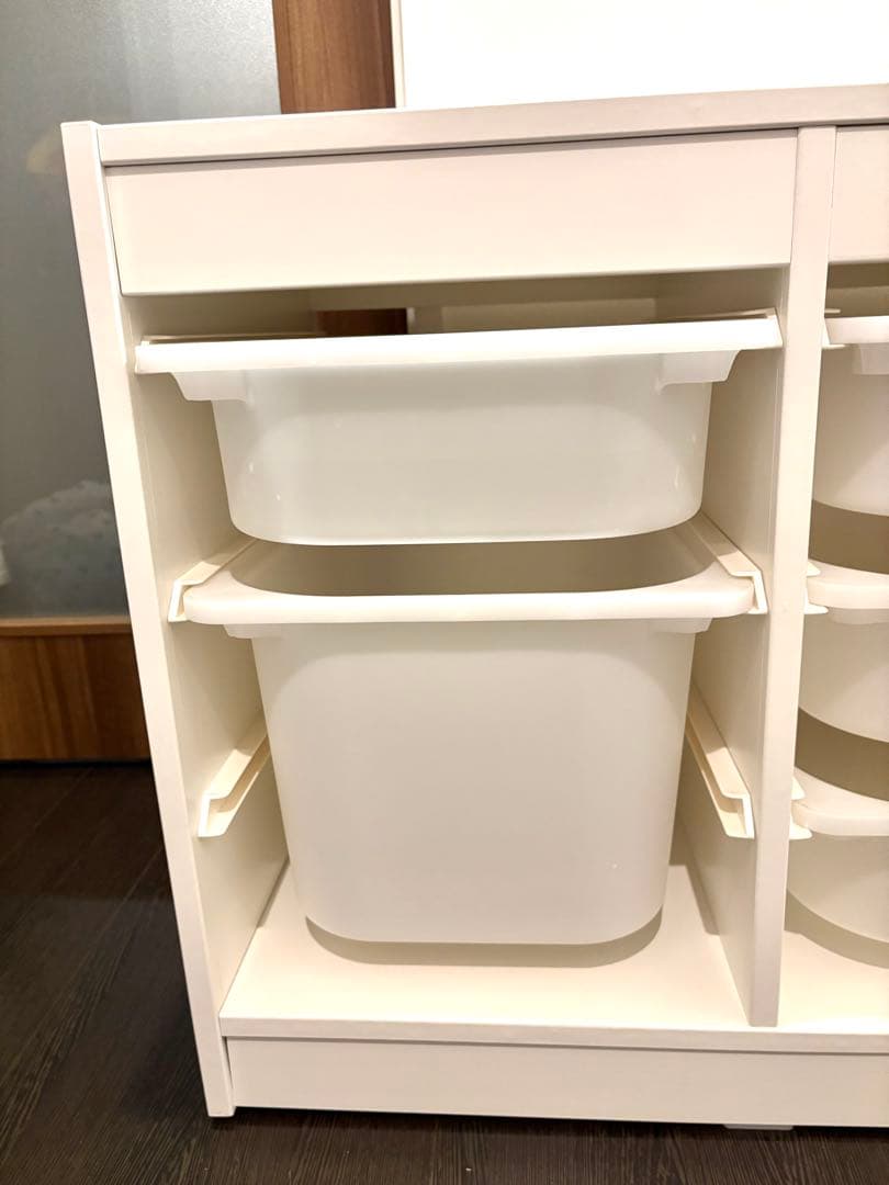 IKEA ★ トロファスト ホワイト 収納ボックス付き