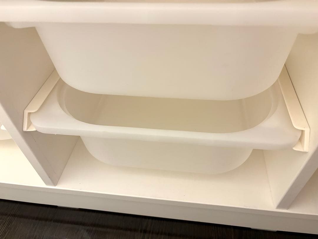 IKEA ★ トロファスト ホワイト 収納ボックス付き