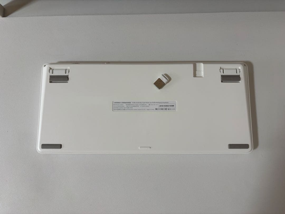 キーボード Lofree flow lite/White