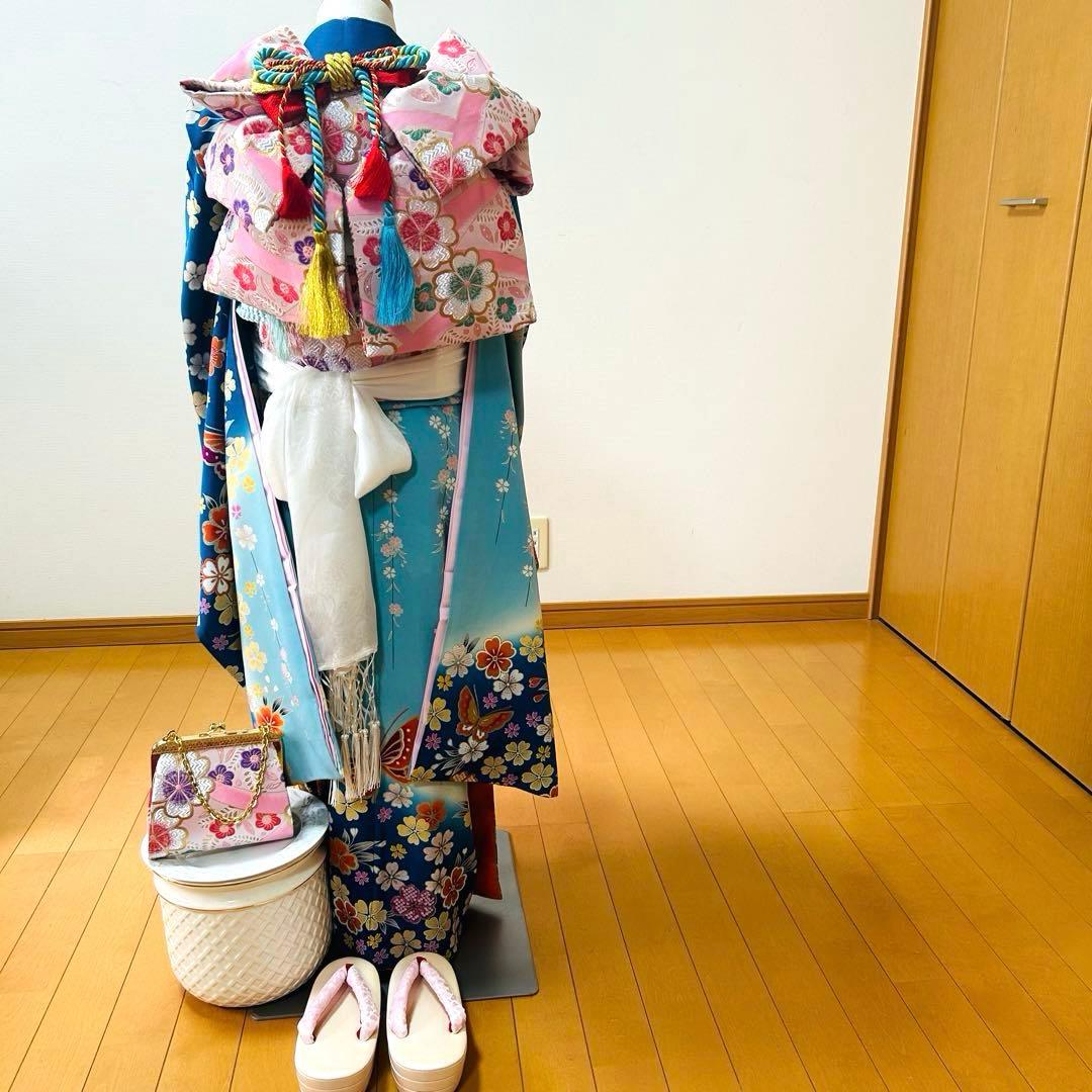 しゃおしゃおNo.7 七五三　7歳　　正絹フルセット