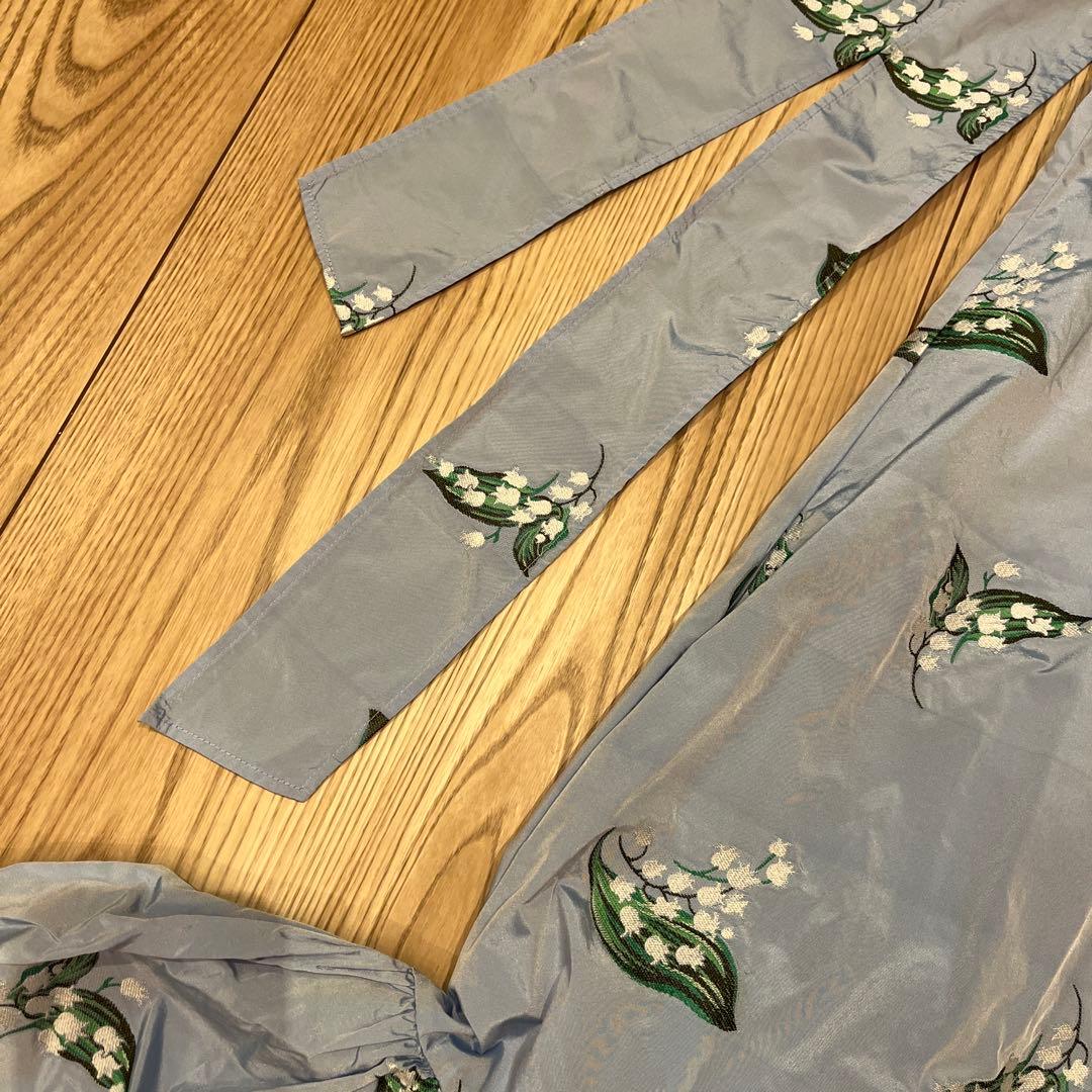 RED VALENTINO 花柄ノースリーブワンピース