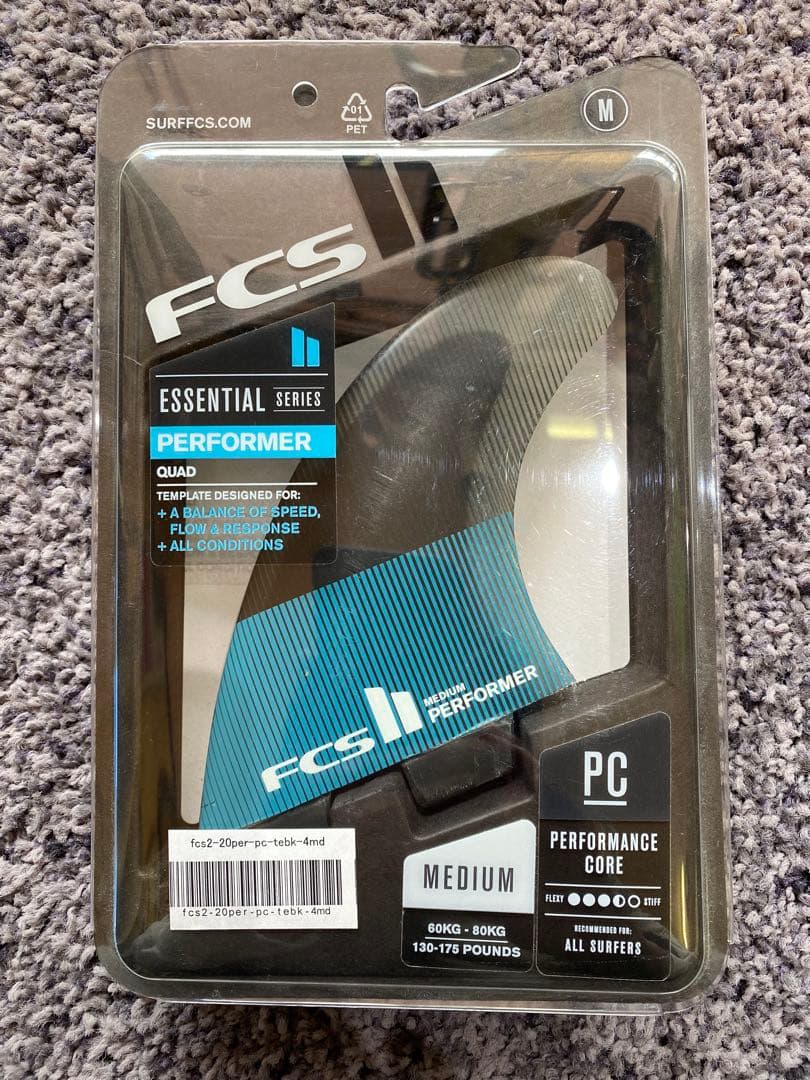 FCS II Performer Quadフィン Mサイズ