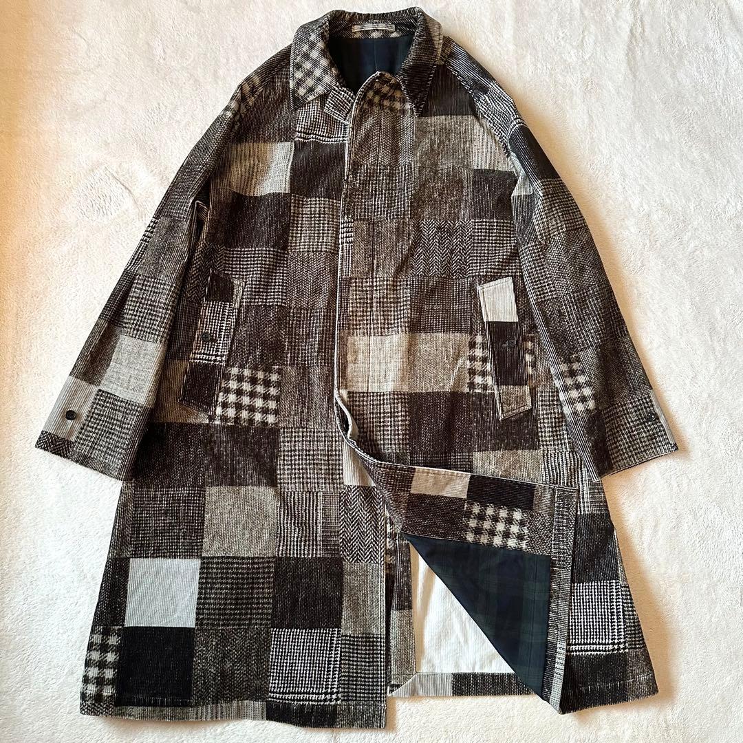 BEAMSPLUS コーデュロイ パッチワーク バルカラーコート XL ビームス