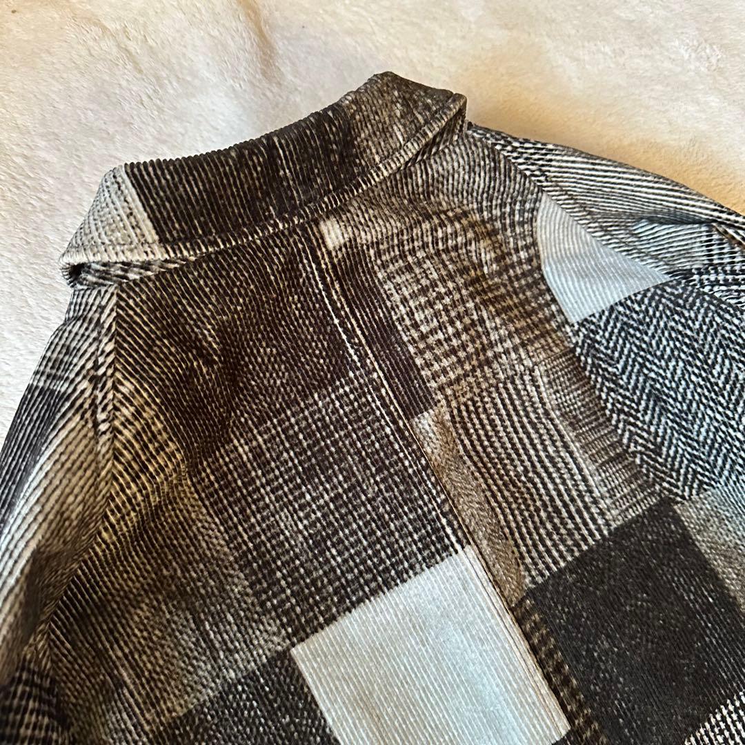 BEAMSPLUS コーデュロイ パッチワーク バルカラーコート XL ビームス