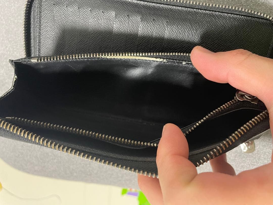 Louis Vuitton ブラック 長財布　ヴィトン　エクリプス　ジッピー