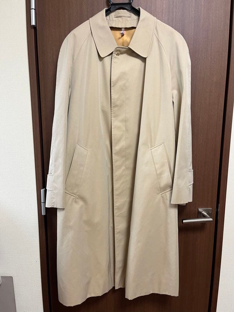 アクアスキュータムバルマカーンコート　ステンカラー　英国製　Aqua5 美品