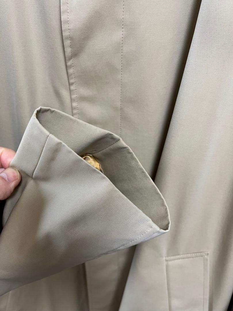 アクアスキュータムバルマカーンコート　ステンカラー　英国製　Aqua5 美品