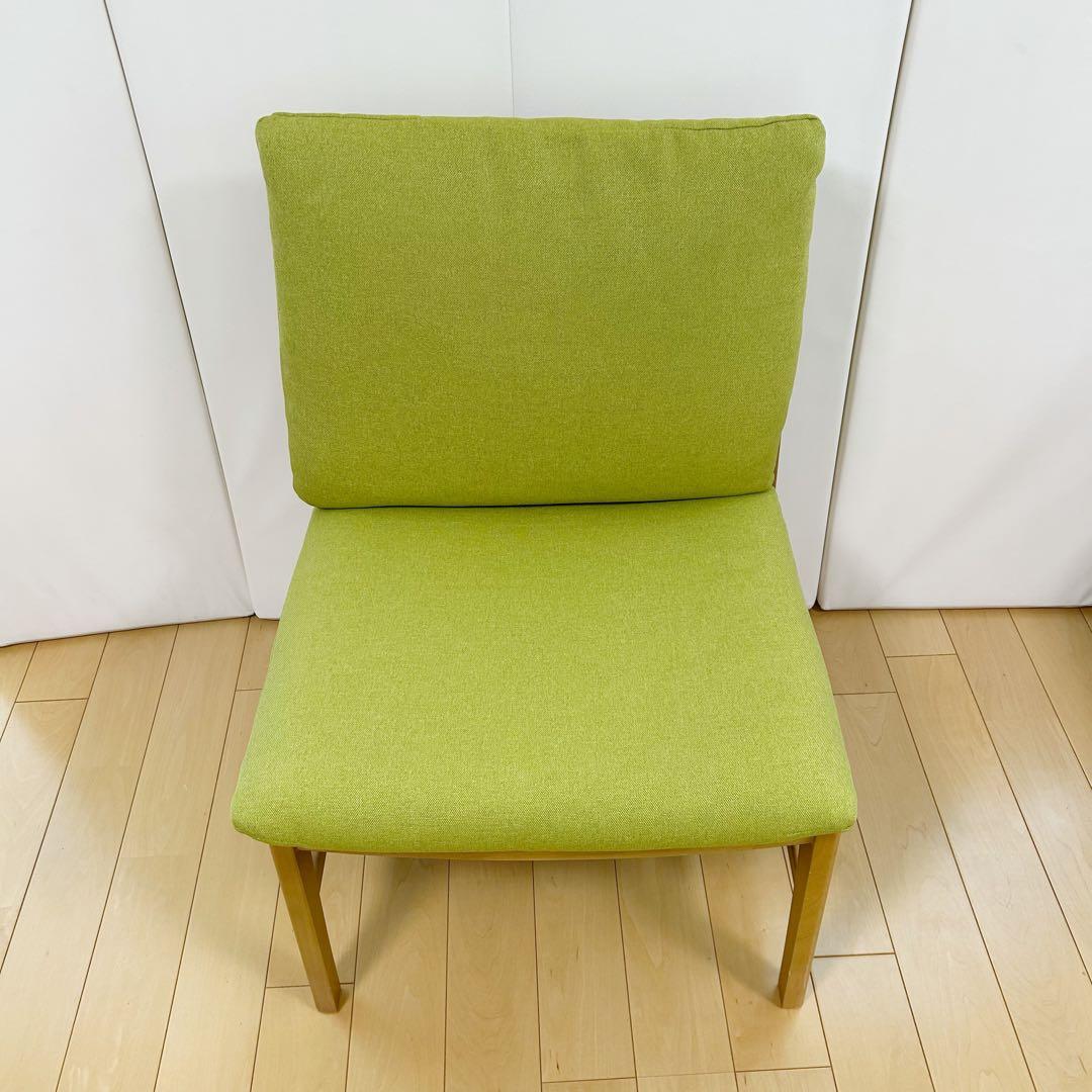 希少　ナフコ　天然木　ソファーチェア　ベンチ風切り替え可能　ラバーウッド