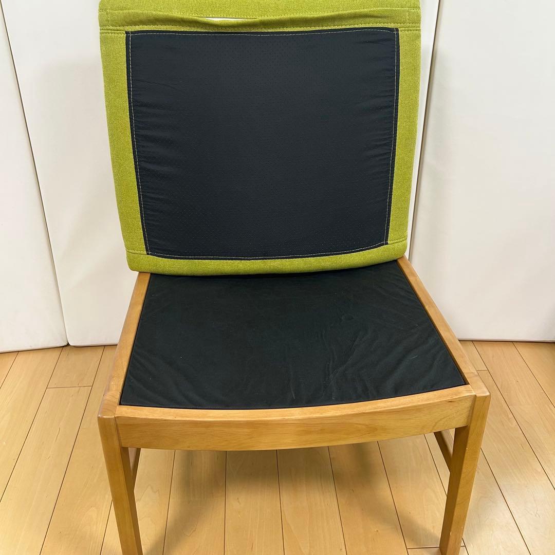 希少　ナフコ　天然木　ソファーチェア　ベンチ風切り替え可能　ラバーウッド