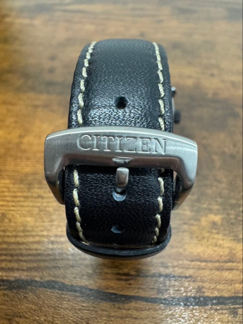 美品 CITIZEN Eco-Drive クロノグラフ E820系