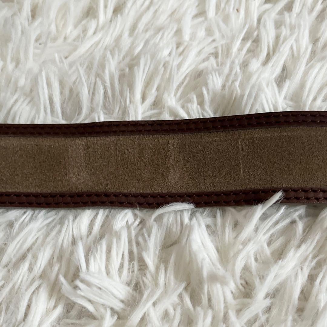 新品✨️ エルメネジルドゼニア ベルト スエード レザー ブラウン 極希少✨️