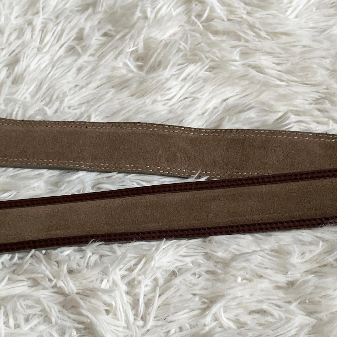 新品✨️ エルメネジルドゼニア ベルト スエード レザー ブラウン 極希少✨️