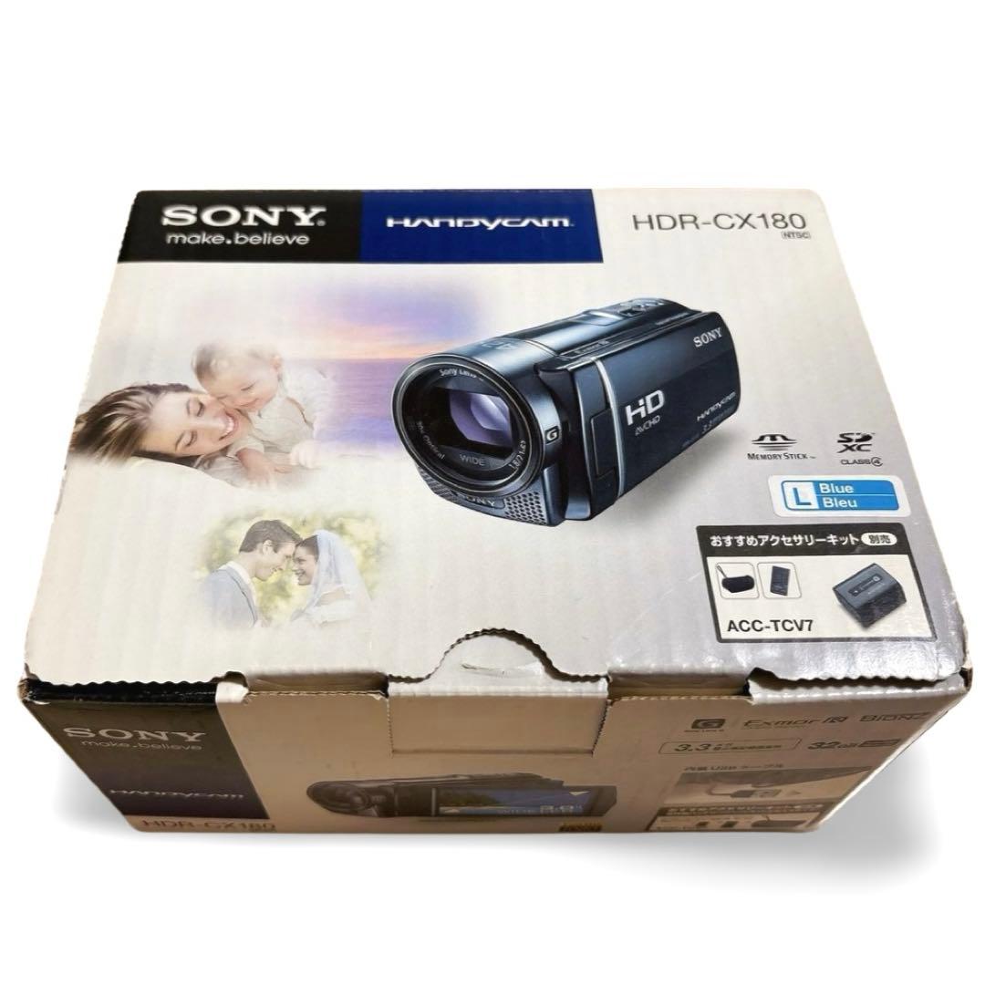 SONY HANDYCAM ビデオカメラ 本体 HDR-CX180 正箱入り