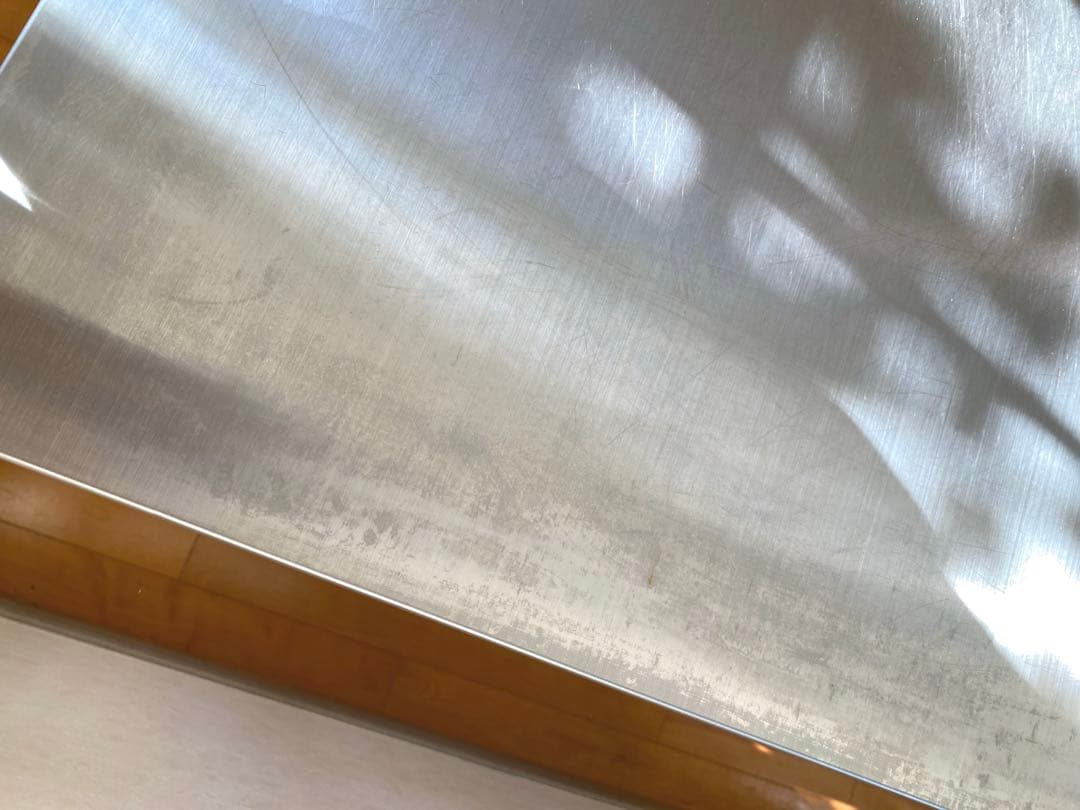 ニトリ ワークテーブル(シナモ12078WH ステン)