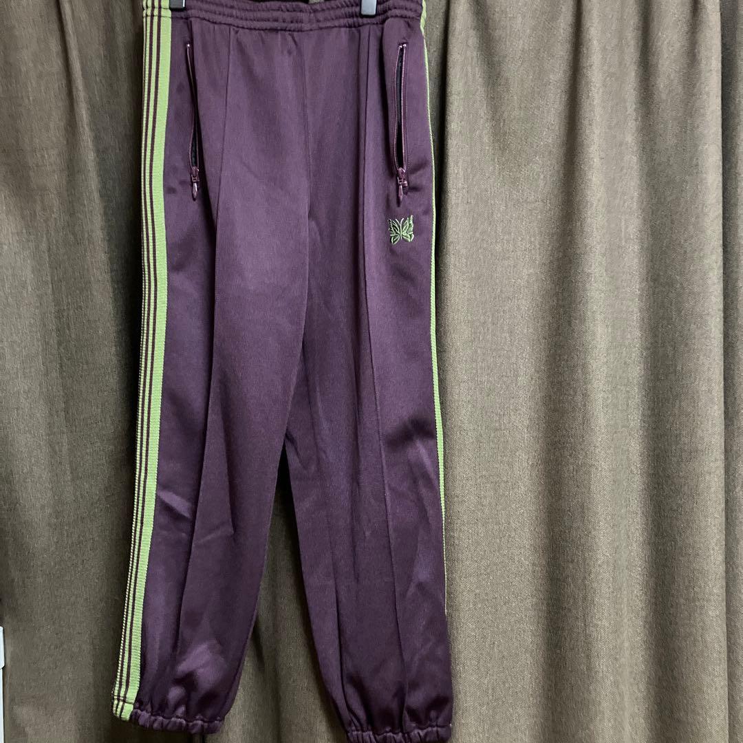 needles zipped track pant maroon マルーン S