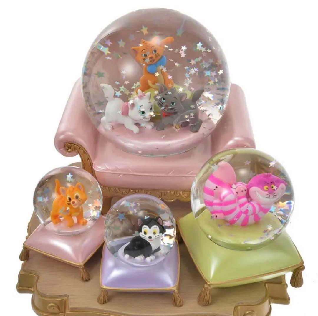 ディズニー　スノードーム　おしゃれキャットマリーちゃん