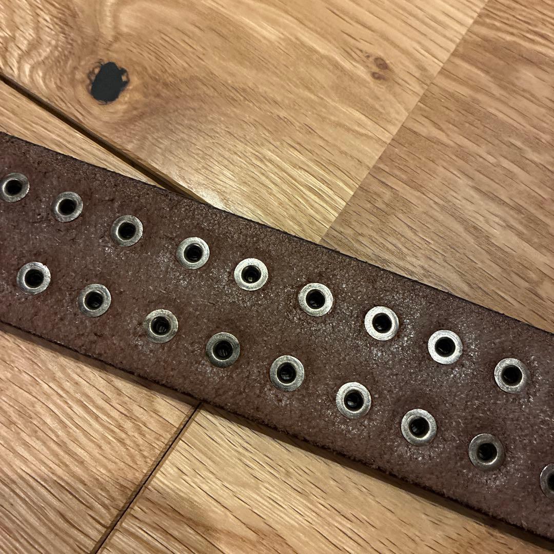 Sugar Cane スタッズレザーベルト　サイズ36