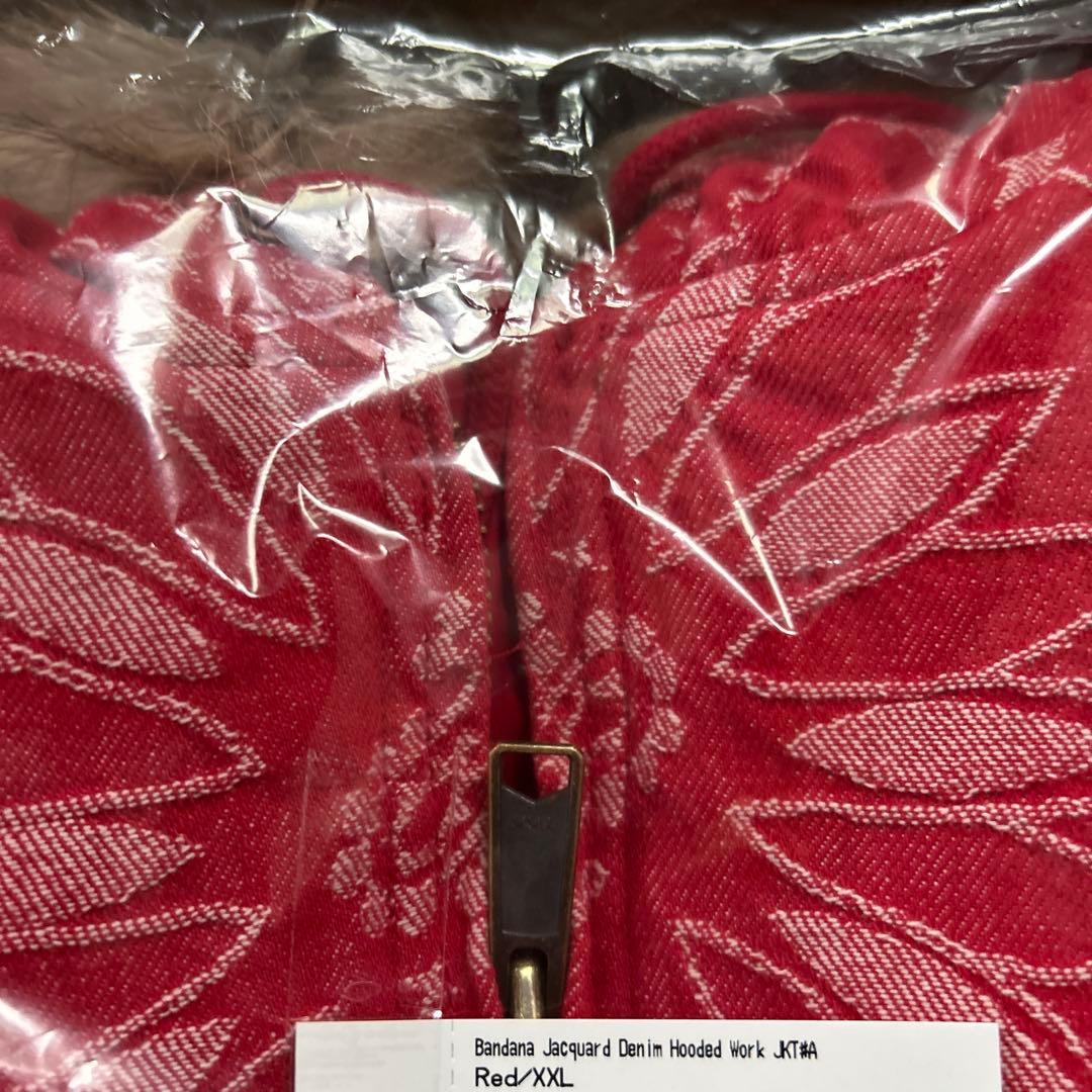 ジャケット・アウター supreme Bandana Jacquard Denim Hooded