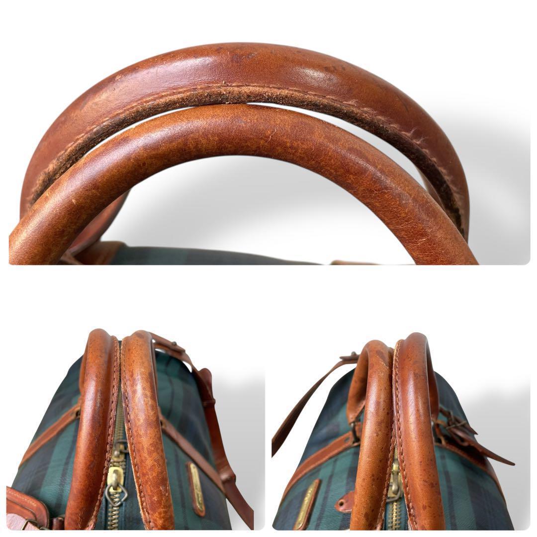 Vintage Polo Ralph Lauren☆チェック柄 ボストンバッグ