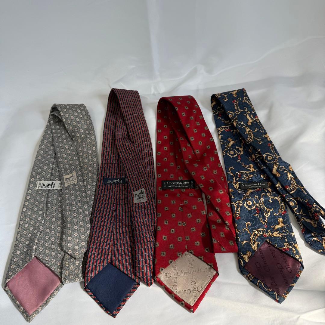 ネクタイまとめ売り HERMES DIOR FENDI 8本