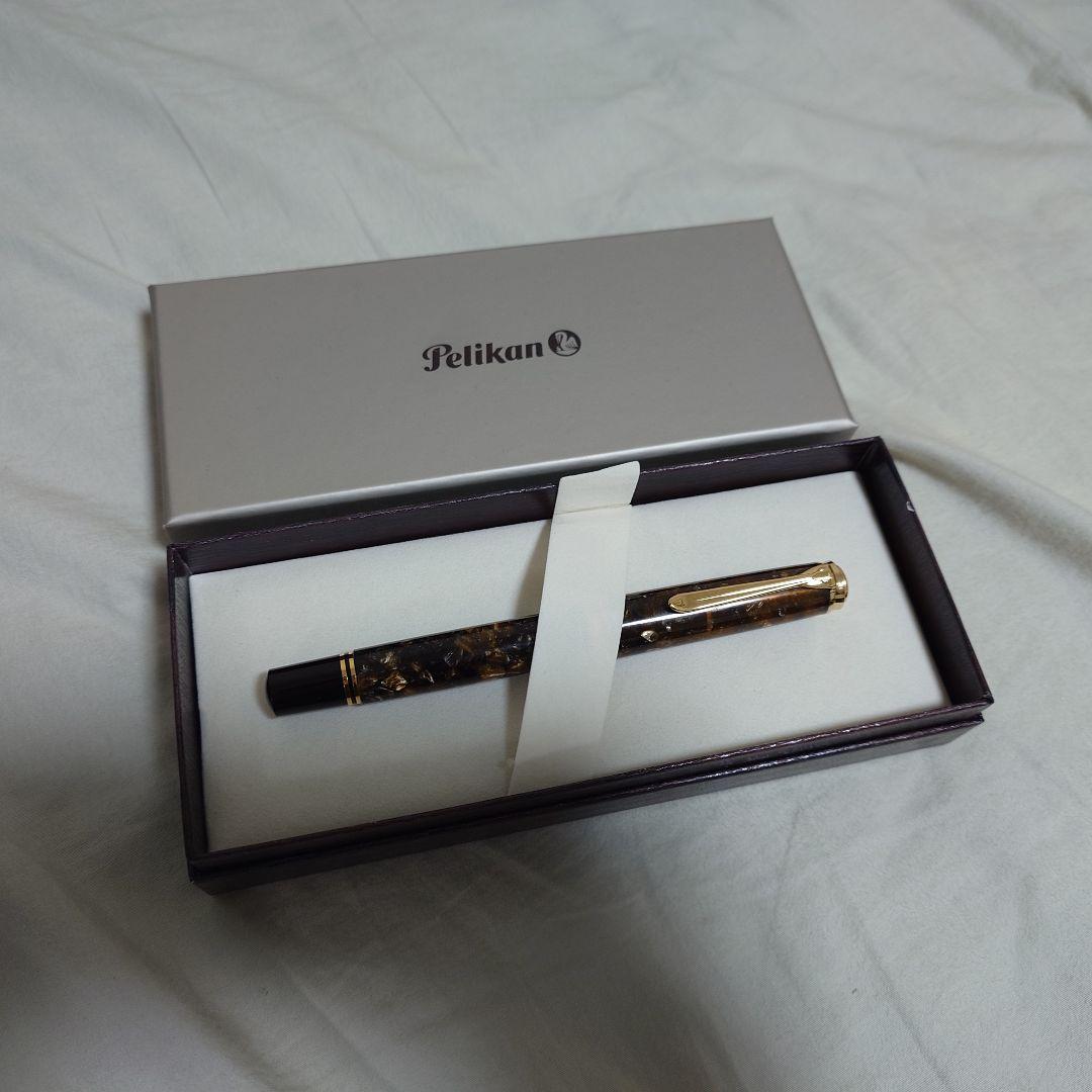 2017年　ペリカン　スーベレーン　m800 ルネッサンスブラウン　Fニブ