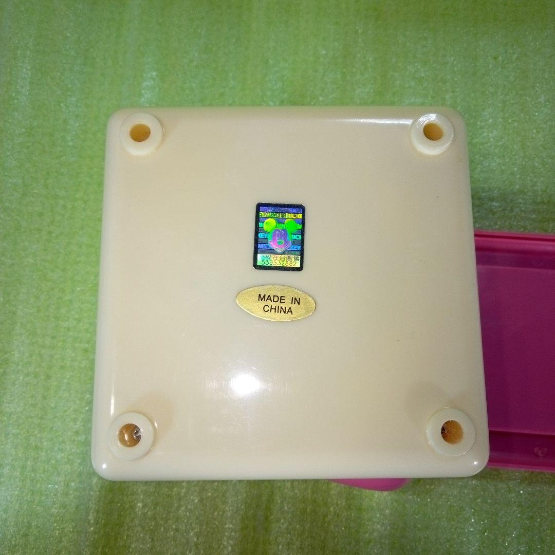 Disney　marie　マリーちゃん　テーブルクロック　置時計　オルゴール