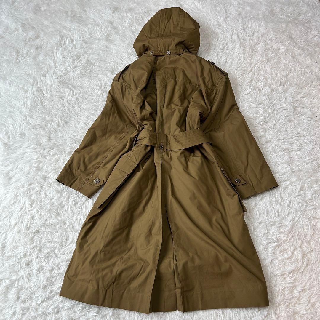 バリー フード トレンチコート ライナー付 ロングコート L〜LL相当 613