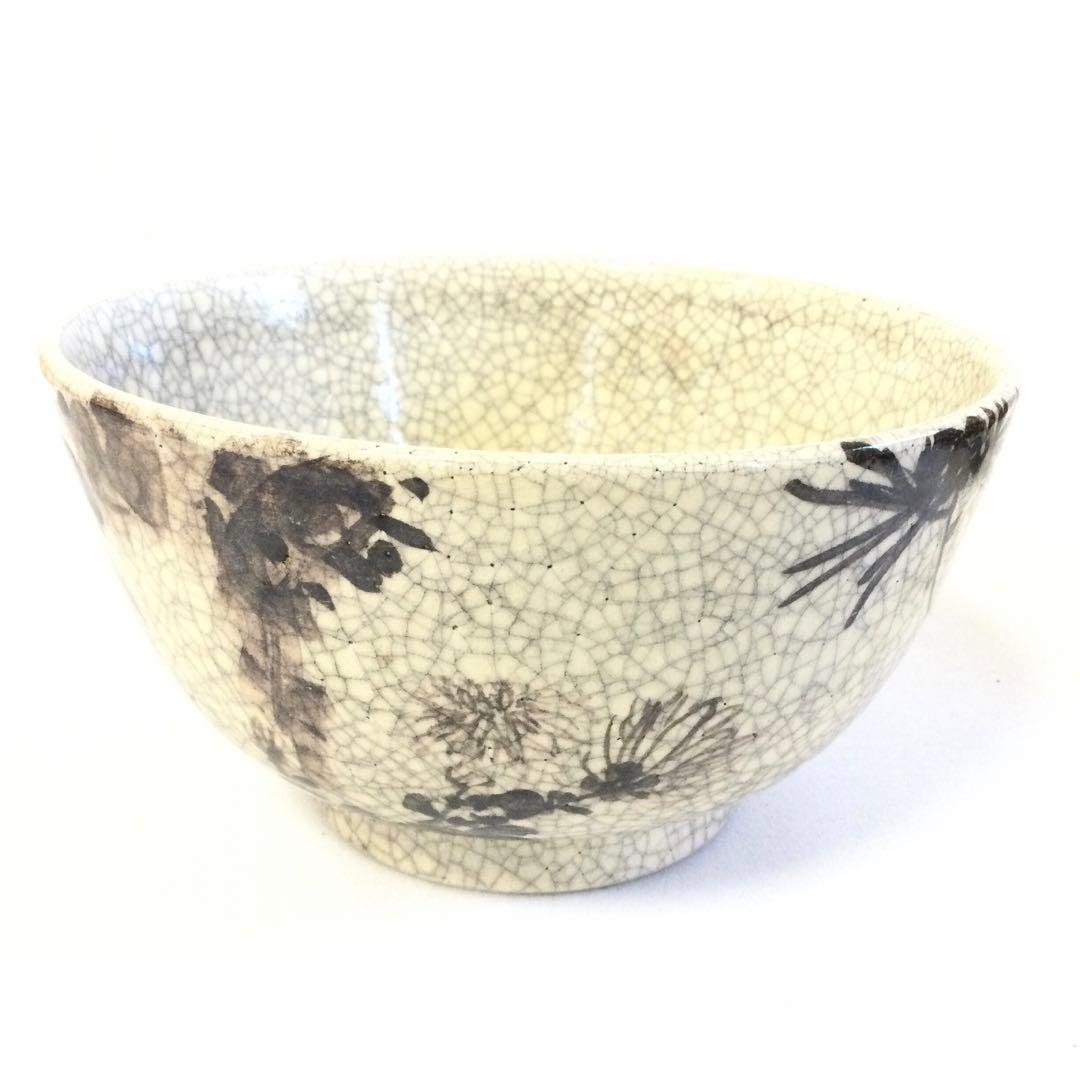 六代 吉向十三軒作 菓子鉢 茶道具 供箱付 B982