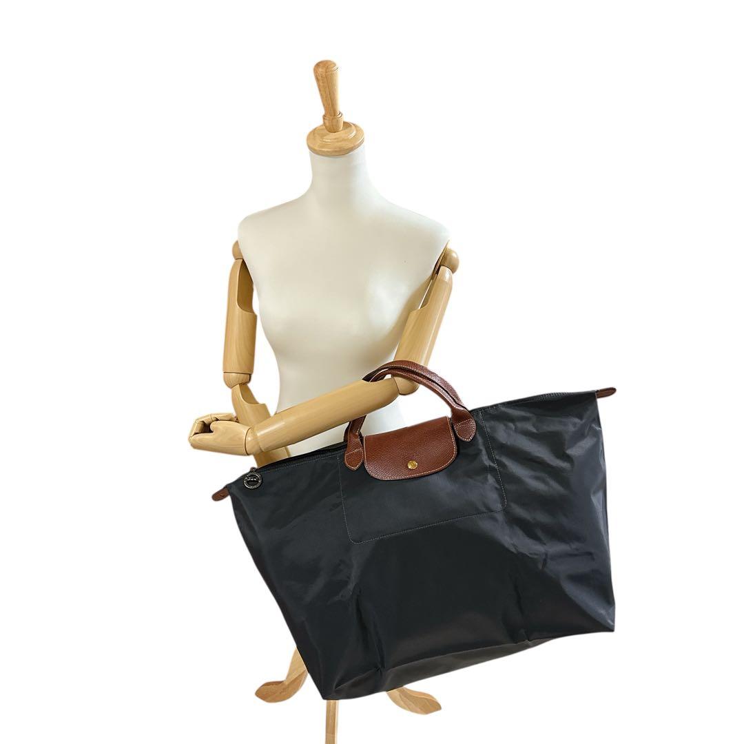 美品　ロンシャン　ル・プリアージュ　ボストンバッグ　トートバッグ　XL 大容量