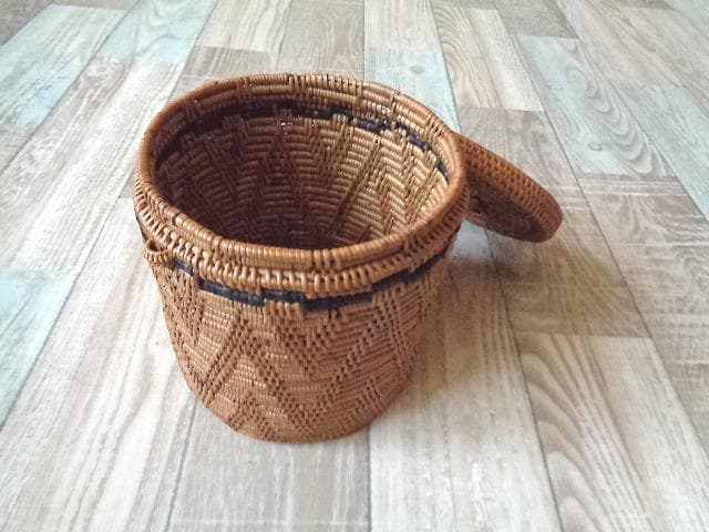 3種類セット●丸ボックス●柄入●アタ●バリ島●1195.5●アジアン雑貨