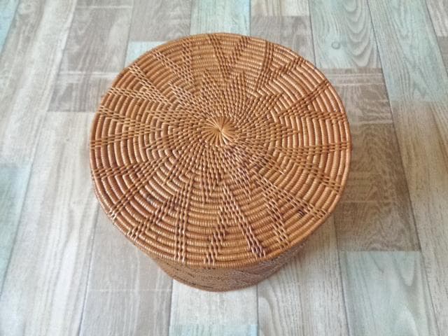 3種類セット●丸ボックス●柄入●アタ●バリ島●1195.5●アジアン雑貨