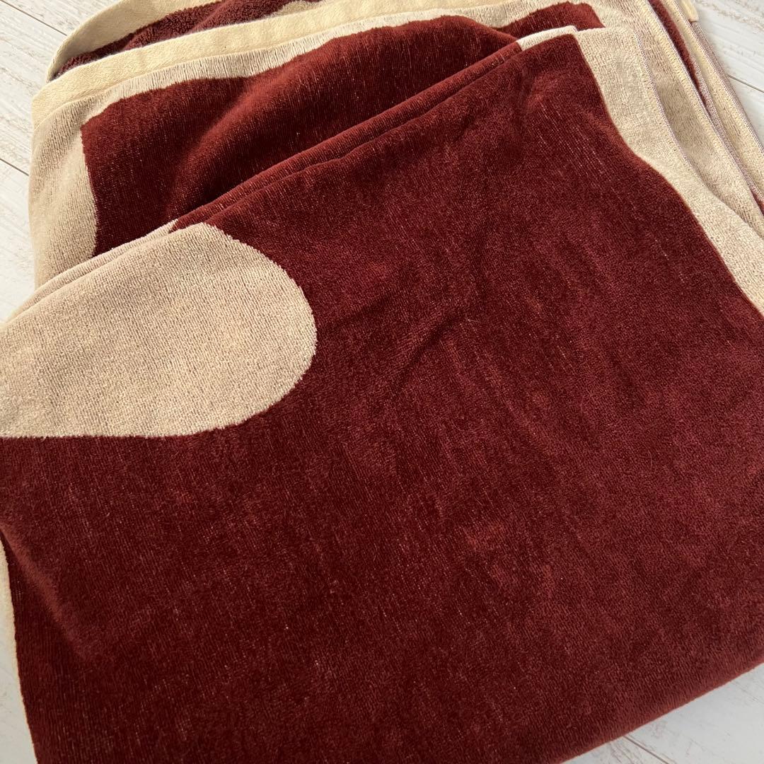 値下げ　MYTONE TOWEL BLANKET wine red