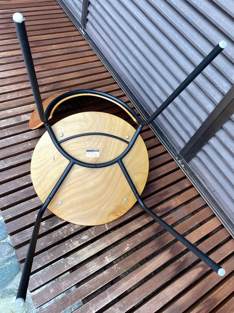 デンマーク　フレデリシア　椅子　ナナディツエル　　赤　2