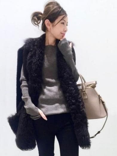 ★極美★大人気 アパルトモン ドゥーズィエムクラス RibKnit グレー指抜き