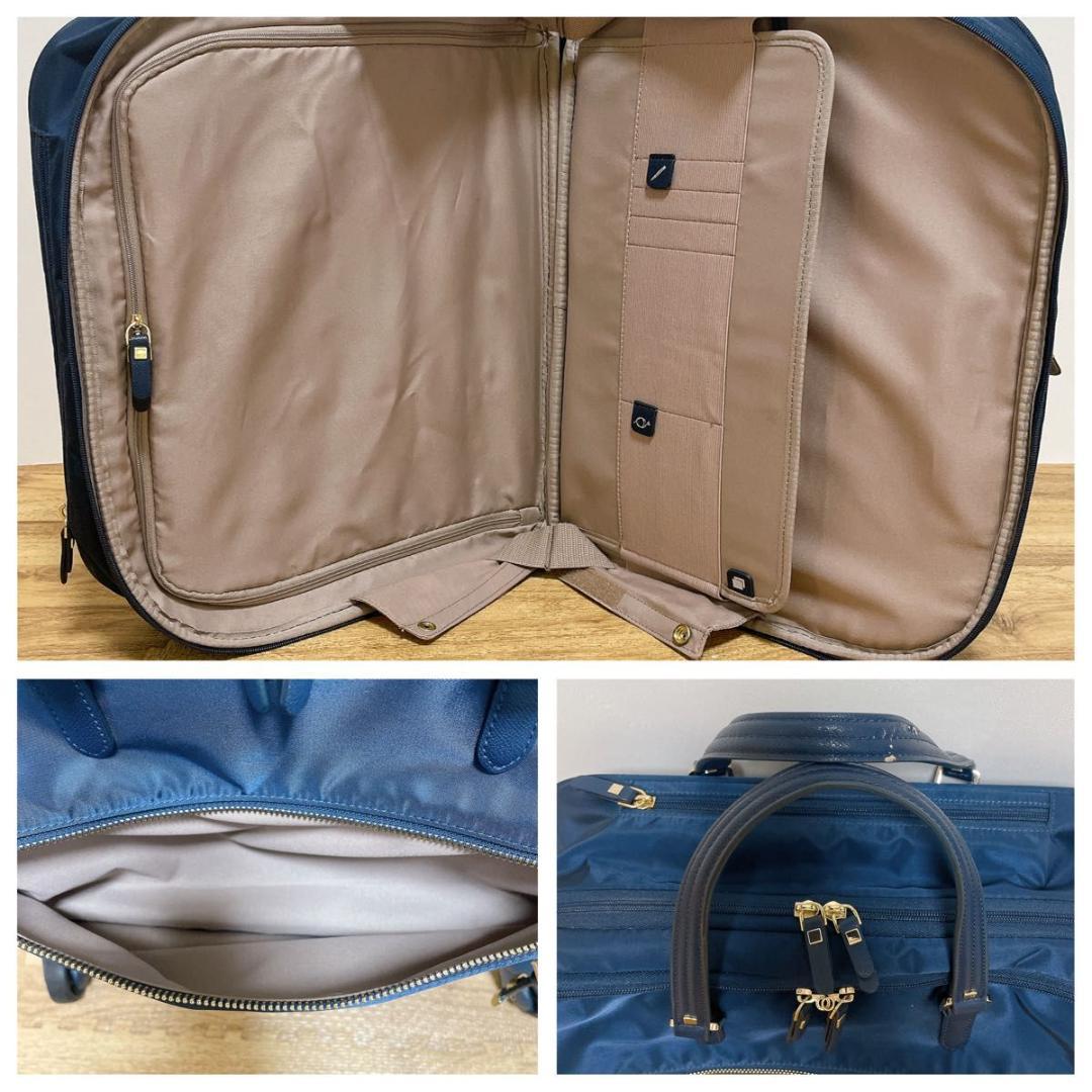 特価】サムソナイト　スピナートート　スーツケース 　2WAY ネイビー 機内持込