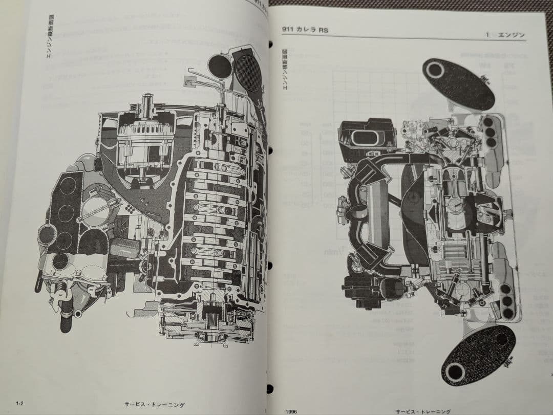 ポルシェ993RS Service Infomation Technik 冊子